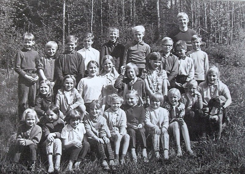 Viimeinen koulukuva Hein&auml;suolta 1969 